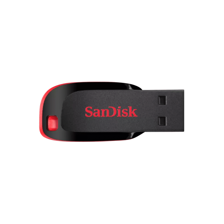 SanDisk Cruzer Blade - Unidad flash USB - 64 GB - USB 2.0 - negro, rojo - Memorias - Unidades Flash USB - SDCZ50-064G-B35