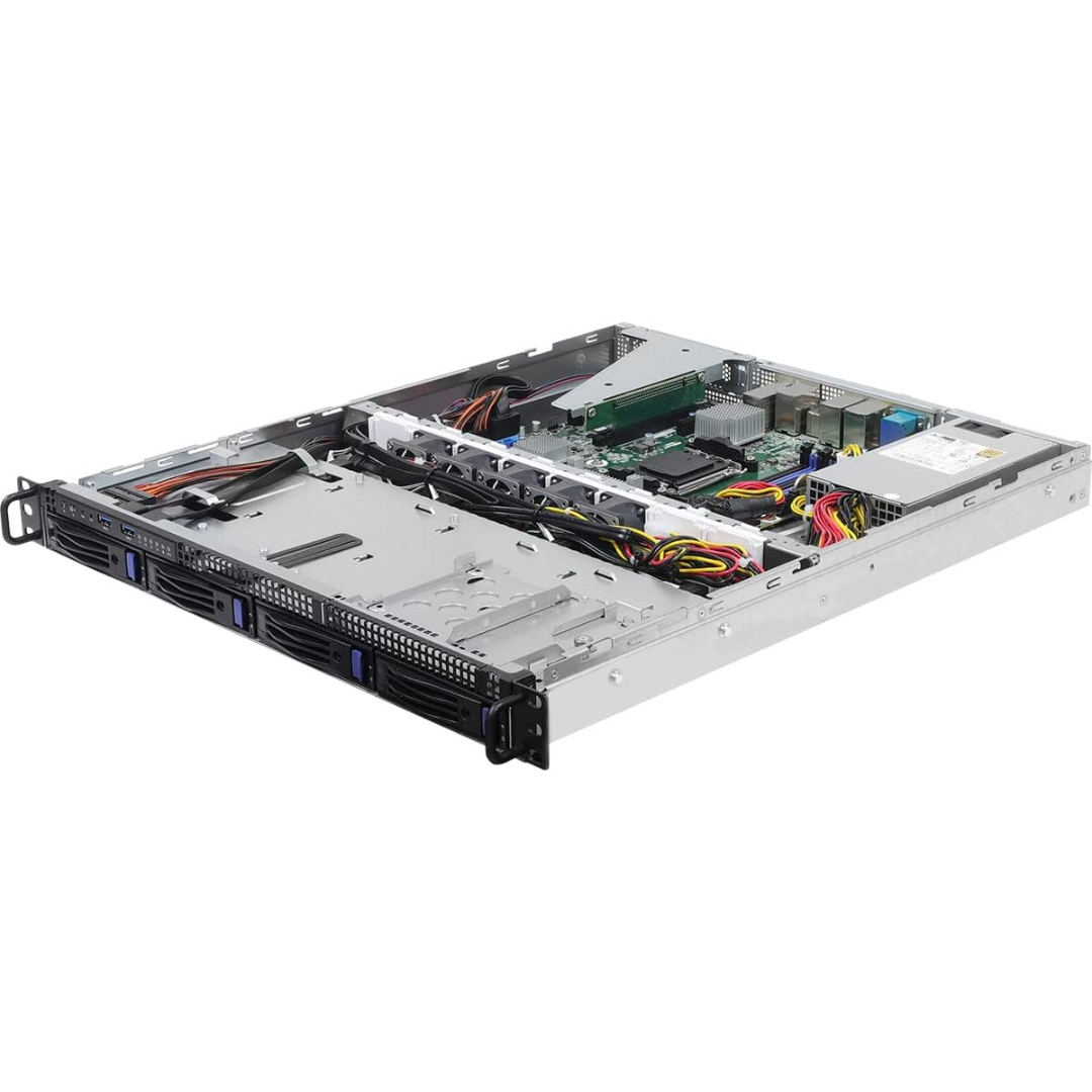 ASRock Inc. ASRock SV 1U4LW-X570 2L2T 1U AMD X570 AM4 PGA 1331 32GB DDR4 HDMI D-Sub Retail SV 251631 1U4 (1)