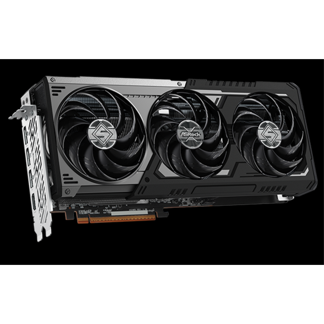 ASRock Inc. ASRock VCX RX9070GRE SLD 12GO Radeon RX 9070 GRE Steel Legend Dark 12GB OC VC 308551 RX907 (4)