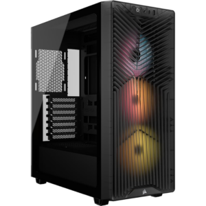 Case Corsair Atx 3200d Rs Argb Tempered Glas Mid-tower Usb3.2 Usb2.0 Sup-8vent  Black - Chasis - CC-9011346-WW
