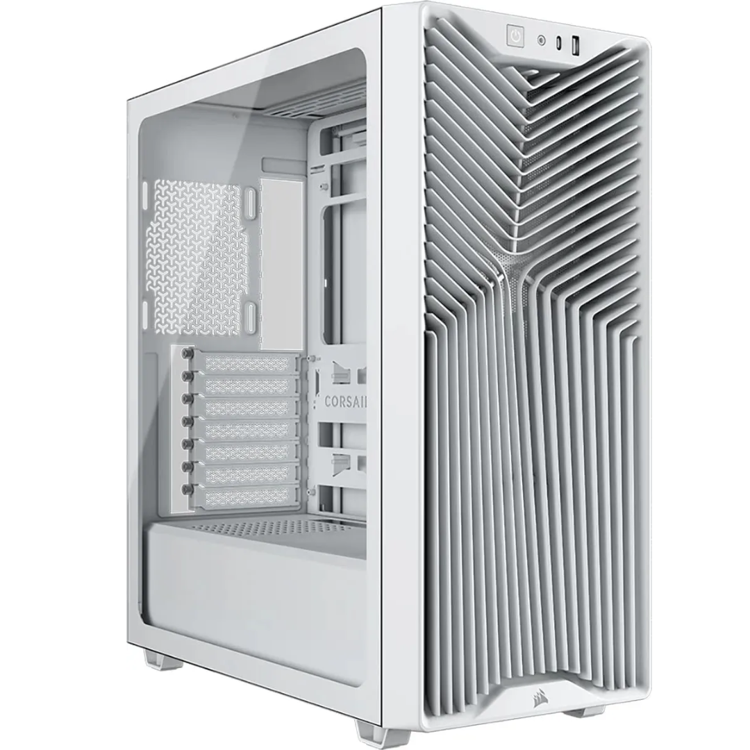 Case Corsair Atx 3200d Rs Argb Tempered Glas Mid-tower Usb3.2 Usb2.0 Sup-9vent White - Chasis - CC-9011345-WW (1)