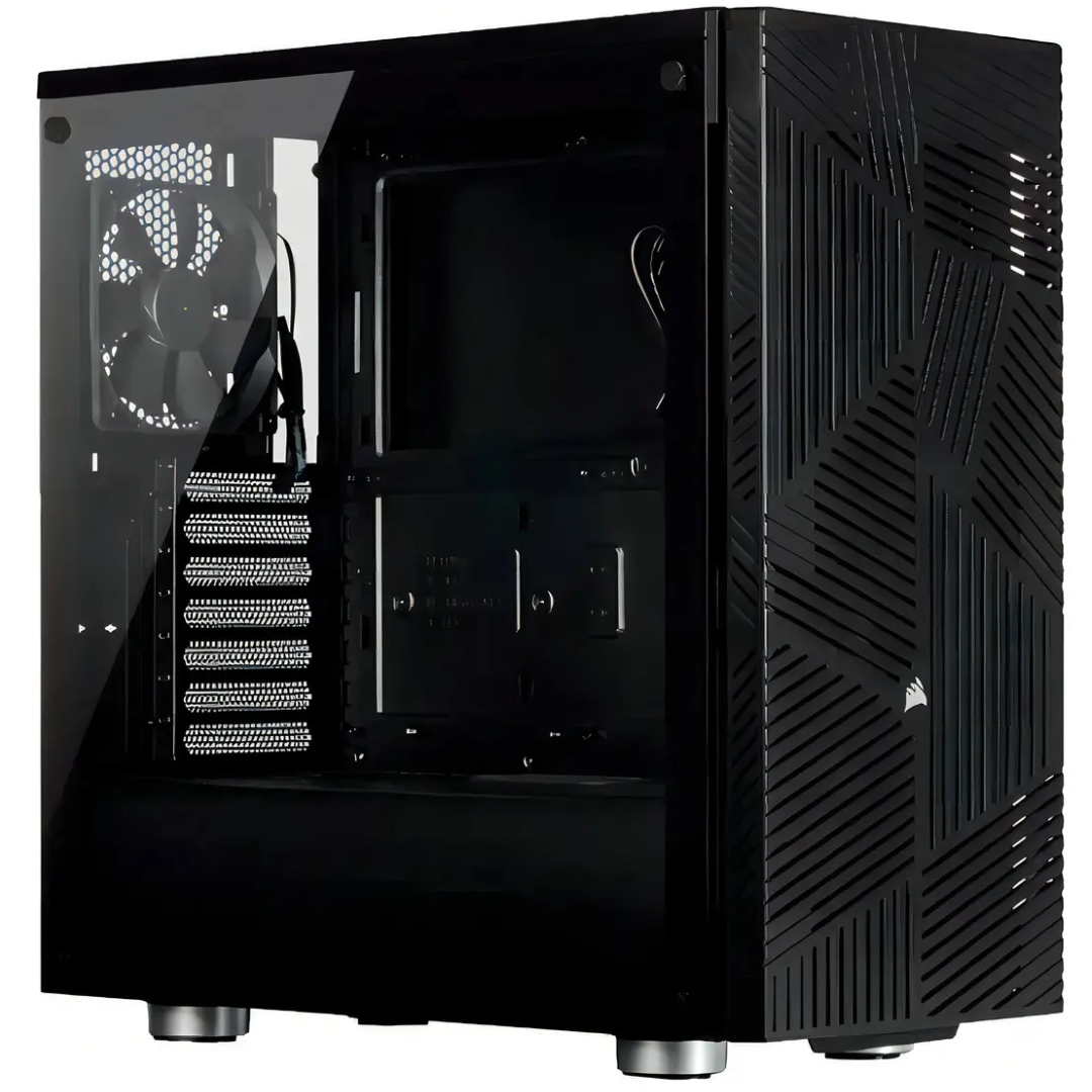 Case Corsair Atx 3200d Rs Tempered Glas Mid-tower Usb3.2 Usb2.0 Sup-8vent Black - Chasis - CC-9011334-WW (1)