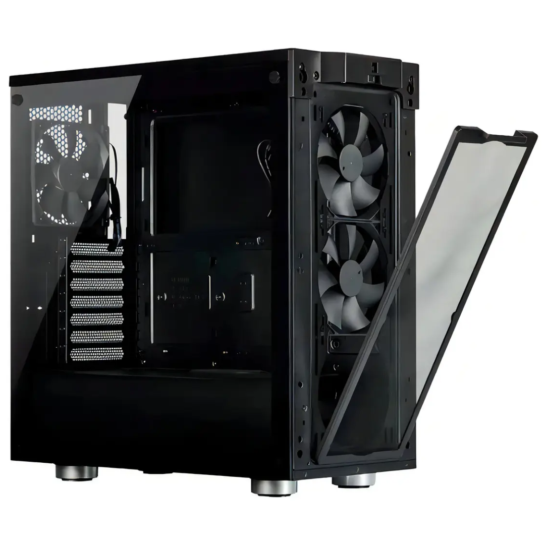 Case Corsair Atx 3200d Rs Tempered Glas Mid-tower Usb3.2 Usb2.0 Sup-8vent Black - Chasis - CC-9011334-WW (2)