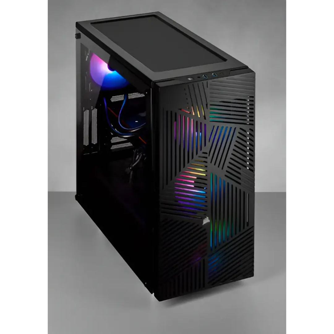 Case Corsair Atx 3200d Rs Tempered Glas Mid-tower Usb3.2 Usb2.0 Sup-8vent Black - Chasis - CC-9011334-WW (4)