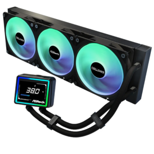 Cooler Asrock Challenger 360 Digital Argb White - Ventiladores - 90-ACLA36-WAAGA6