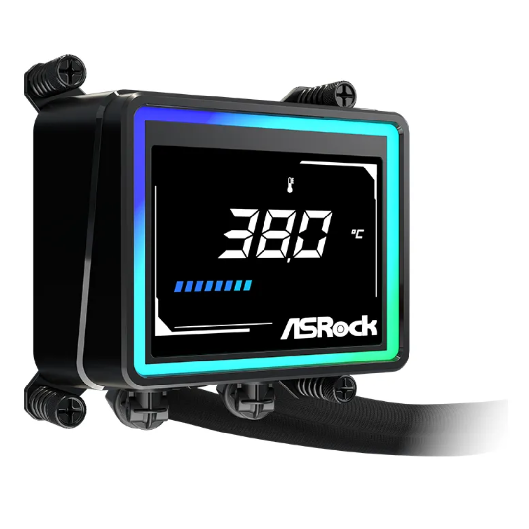 Cooler Asrock Challenger 360 Digital Argb Black - Ventiladores - 90-ACLA36-BAAGA6 (6)