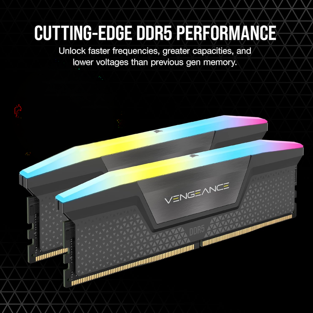 Dimm Corsair Vengeance Rgb 16gb (1x16gb) Ddr5-6000mhz Cl36 Amd Expo Intel Xmp - Memorias - CMH16GX5M1E6000Z3 (4)