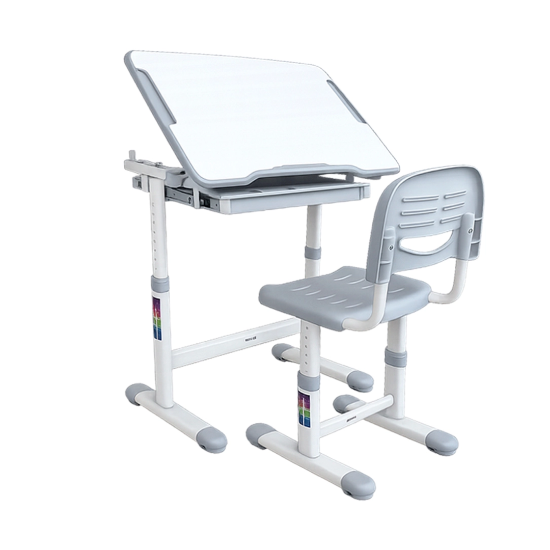 Escritorio Con Silla Ajustables For Kids White - Gray - Silla Para Gamming - EP-PSE01 (3)