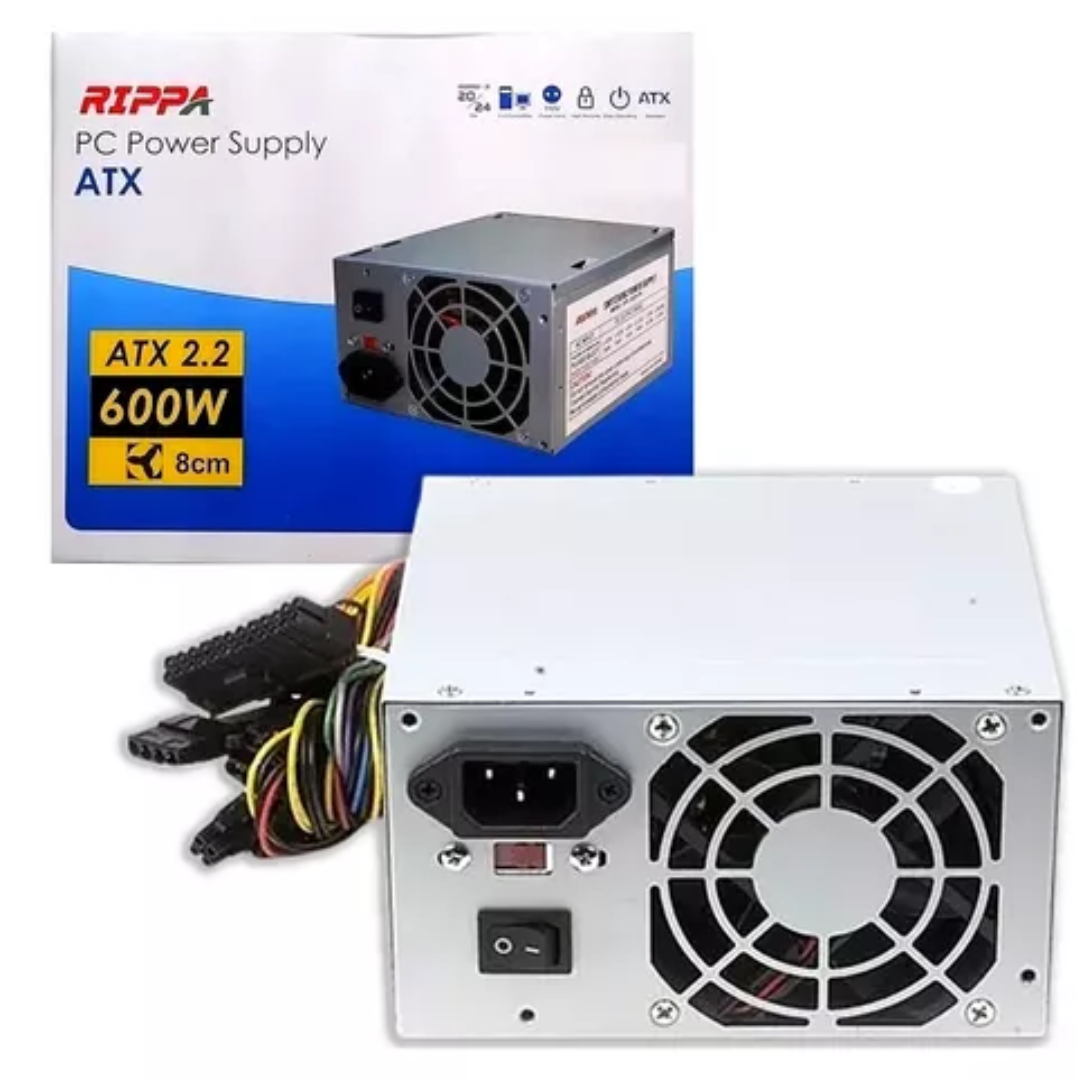 Fuente De Poder Rippa 600w Atx - Fuente De Poder - RPATX600W