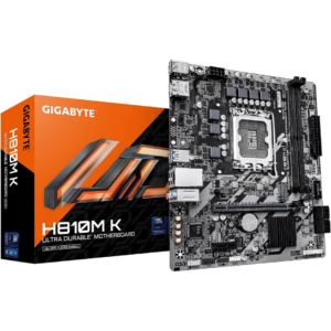 Gigabyte - Motherboard - H810M K G10  2Dimm DDR5 LGA 18 - Componentes Informáticos - Tarjetas Madre (Placas Madre) - H810M K G10