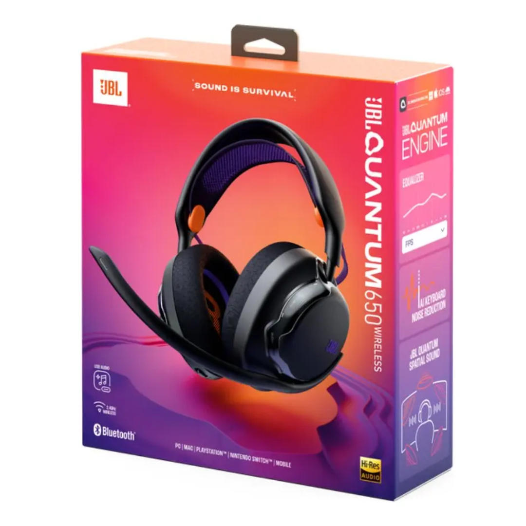 JBL Quantum - Headphones - 650 Gaming Negro - Audio y Video - Auriculares - JBLQTUM650BLK (6)