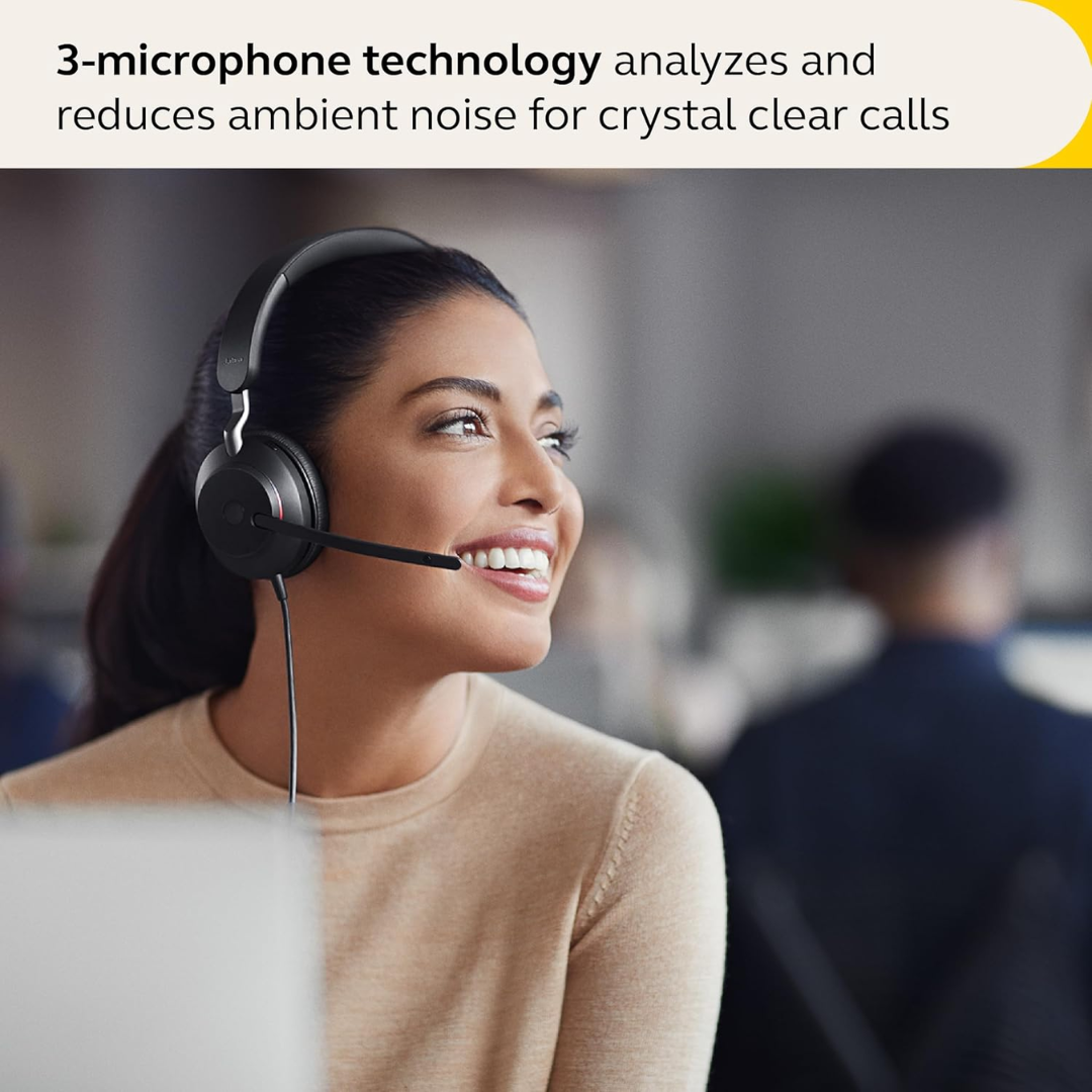 Jabra Evolve2 40 SE Headset - Stereo - USB Type C - Wired - Binau (4)