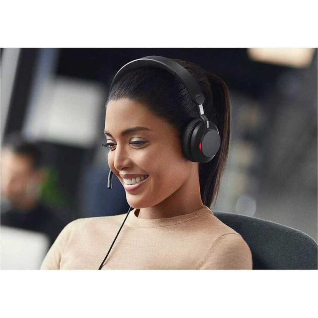 Jabra Evolve2 40 SE Headset - Stereo - USB Type C - Wired - Binau