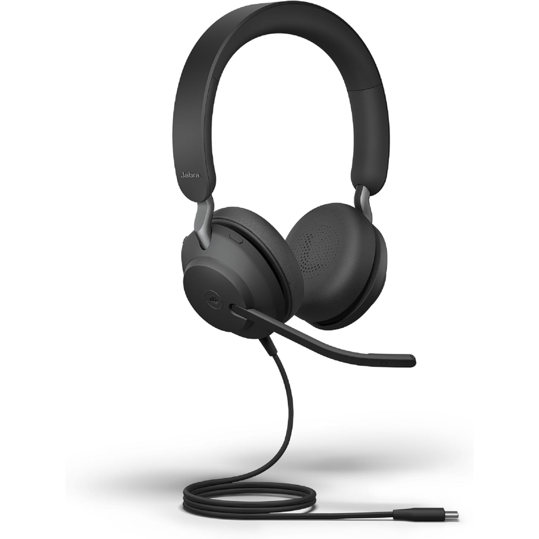 Jabra Evolve2 40 SE Headset - Stereo - USB Type C - Wired - Binaura (1)
