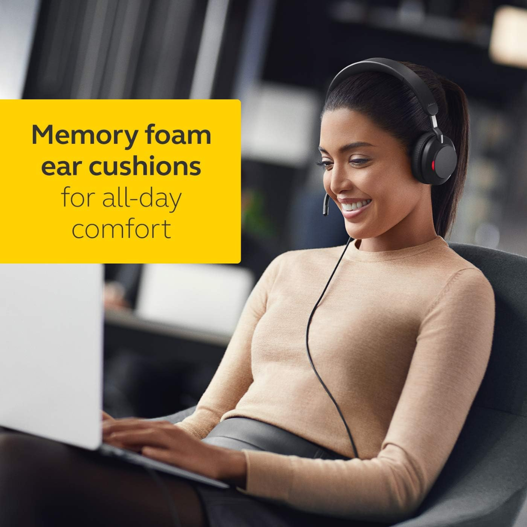 Jabra Evolve2 40 SE Wired Headset - Stereo - USB Type A - W (3)