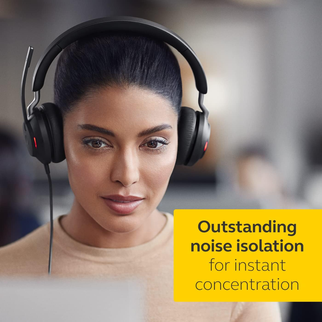 Jabra Evolve2 40 SE Wired Headset - Stereo - USB Type A - W