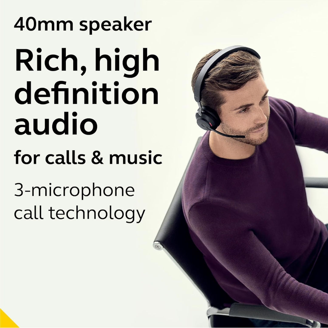 Jabra Evolve2 65 Headset - Mono - (3)