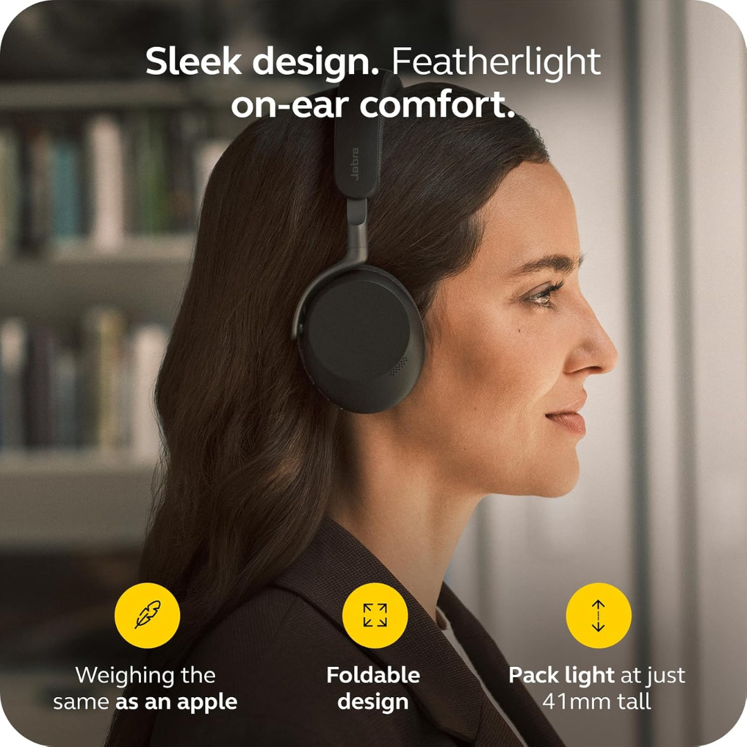Jabra Evolve3 - Headphones - Wireless - 75 MS Link390c Black - Periféricos - Auriculares y Manos L (5)