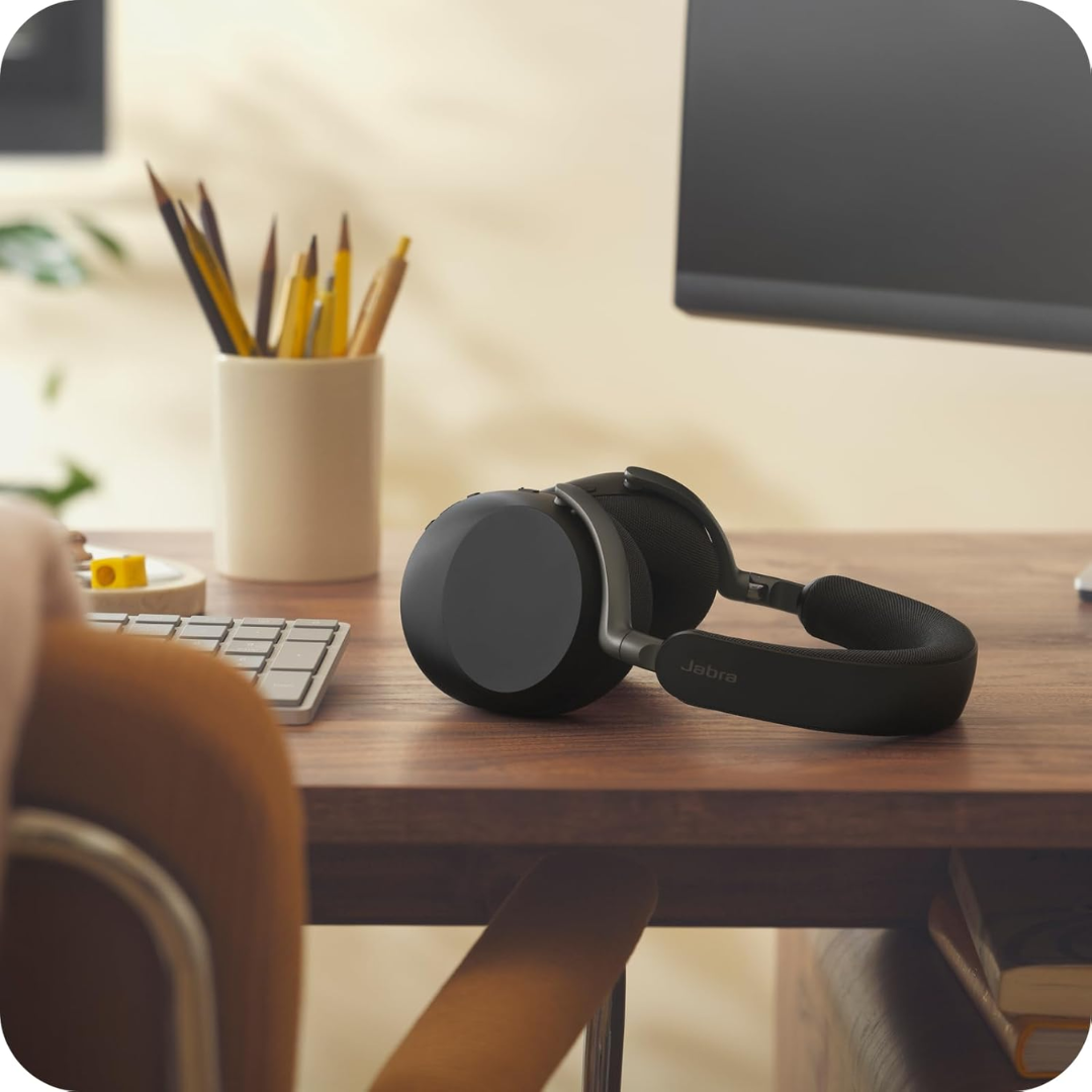 Jabra Evolve3 - Headphones - Wireless - Evolve3 85 MS Link390c Black - Periféricos - Auric