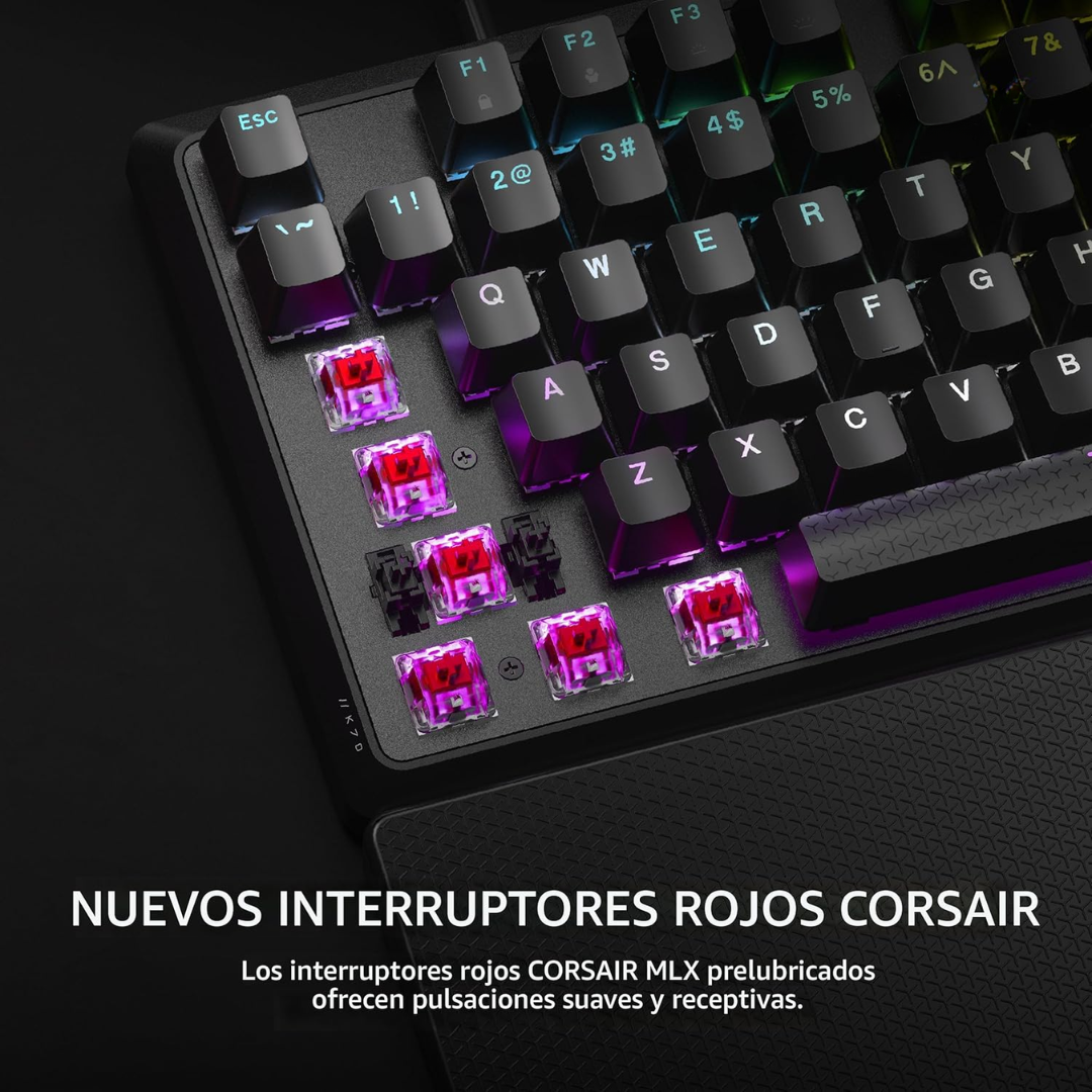 Keyboard Corsair K70 Core Rgb Wired Gaming Mechanical Grey - Teclados - CH-9108B1E-NA (3)