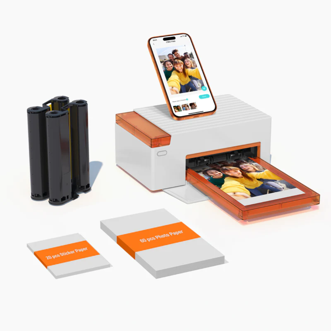 Liene Liene PR DHP515W#US1 Amber M110 4x6 Photo Printer w 4x6paper 3x3paper 1 ink PR 308857 DHP515W#US1 (1)