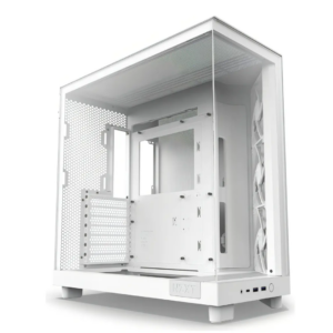 NZXT NZXT CS CC-H62FW-P1 H6 RGB+ (2026) Compact Dual-chamber ATX Mid Tower TG White CS 308399 CC-H62FW-P1