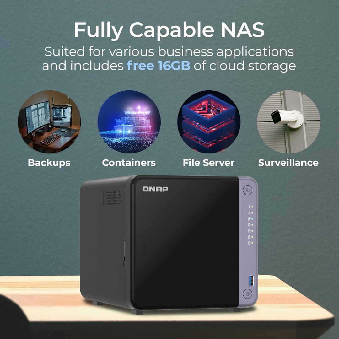 Nas Storage Qnap Ts-432 4-bay Al524 Qc 4gb 512mb 4x3.5inch 2.5inch 2.5inch-ssd 2 (3)