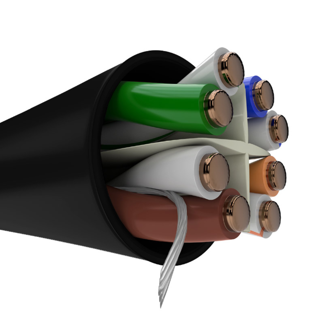 Nexxt Solutions - CMX Una sola Cubiert - Redes - Cables - NEB-UTP6OUTBK (2)