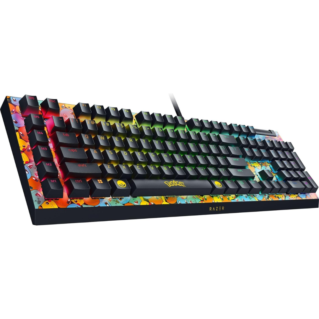 Razer - Keyboard - Wired - USB - BlackWidow V4 X - Pokemon Edit - Periféricos - Teclad (6)