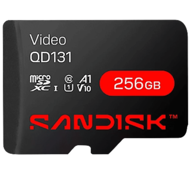 SanDisk - Flash memory card - SC QD131 UHS 256GB MicroSD 160 - Memorias - Tarjetas de Memoria Flash - SDSDQAS5-256G-BP