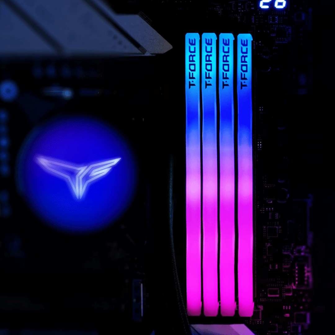 TEAMGROUP TEAMGROUP ME FF4D532G5200HC40CDC01 DELTA RGB 2x16GB DR5 5200MHz CL40 UDIMM WHT ME 27839 (5)