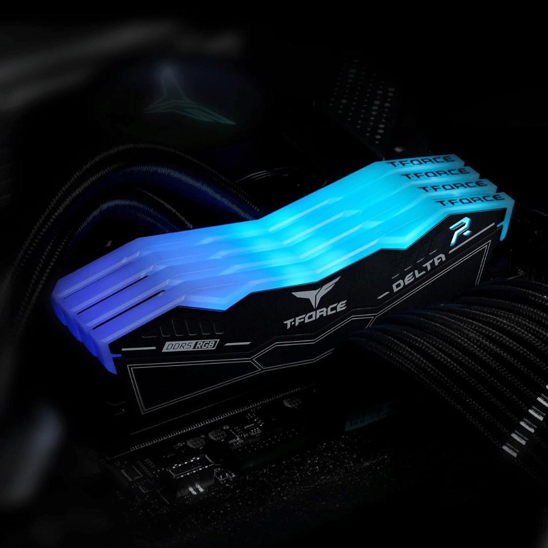TEAMGROUP TEAMGROUP ME FF4D532G5200HC40CDC01 DELTA RGB 2x16GB DR5 5200MHz CL40 UDIMM WHT ME 27839 (6)