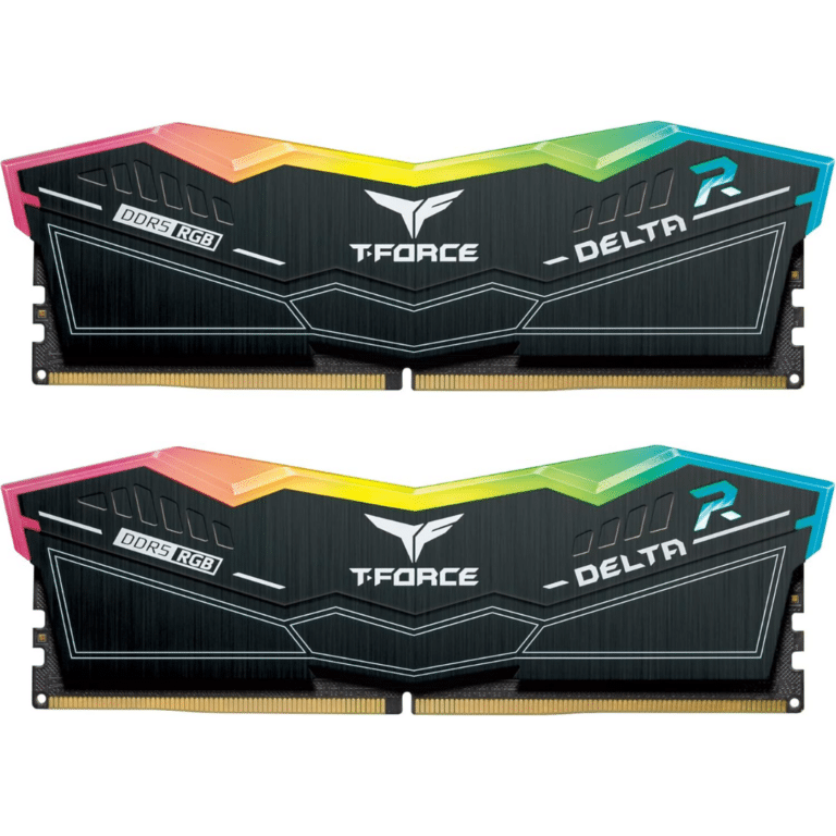 TEAMGROUP TEAMGROUP ME FF4D532G5200HC40CDC01 DELTA RGB 2x16GB DR5 5200MHz CL40 UDIMM WHT ME 278393 FF4D532G5200HC40CDC01