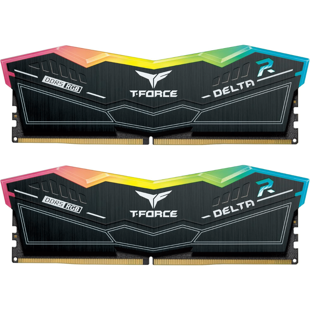 TEAMGROUP TEAMGROUP ME FF4D532G5200HC40CDC01 DELTA RGB 2x16GB DR5 5200MHz CL40 UDIMM WHT ME 278393 (1)