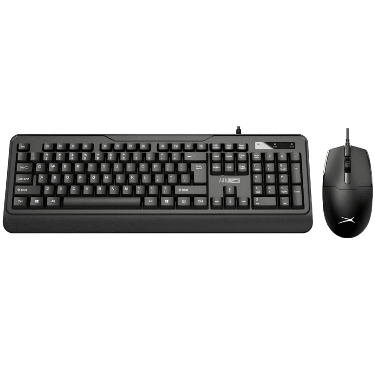 Altec Lansing - Albc6331 Wired Keyboard + Mouse Combo For Office - Black - Spanish - Moq 20 Pcs. Per Master - New - 1 Year Manufacturer Warranty - 6970939959561