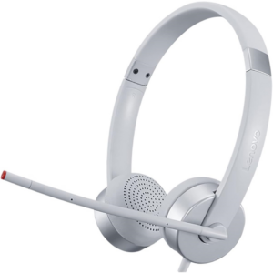 Headphone Lenovo 100 Stereo Analog Con Microfono Conectividad 3.5mm Cloud Grey - Gxd1e71386