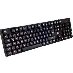 Hp K300 Wired Gaming Keyboard, Membrane Keys, Backlit, Splash Proof, Comfortable Design, Black (spanish) - Moq 20 Pcs. Per Master - New - 1 Year Manufacturer Warranty - 6948391226798