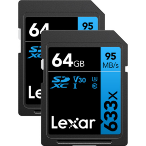 Lexar 62GB Microsdxc UHS-I 633x - 2 Pack - LMS0633064G-B2ANU - Lexar