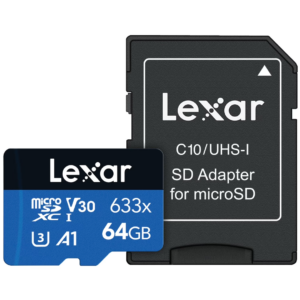 Lexar 64GB Microsdxh UHS-I 633x - LSDMI64GBBNL633A - Lexar