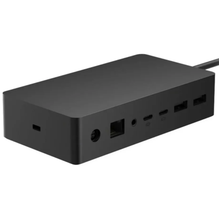 Microsoft Surface Dock 2 Docking Station Black : 2 X Usb-c, Gigabit Ethernet, For Surface Book 2 And Book 3, Usb Cable Packed Separately - New Factory Sealed - 90 Day Warranty - 1GK-00001