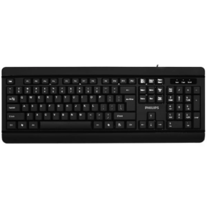 Philips Spk6294/eng Usb Wired Keyboard, Compact Design, Black (english) - Moq 20 Pcs. Per Master - New - 1 Year Manufacturer Warranty - 8712581766894