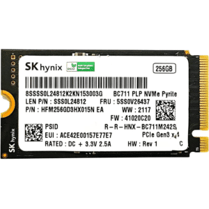 Sk Hynix 256gb Ssd 2242 Pcie Nvme Oem New-pulled - New Open Box - 1 Year Manufacturer Warranty - HFM256GD3HX015N