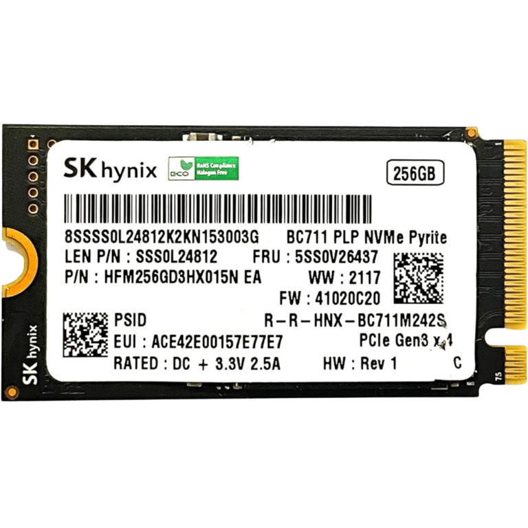 Sk Hynix 256gb Ssd 2242 Pcie Nvme Oem New-pulled - New Open Box - 1 Year Manufacturer Warranty - HFM256GD3HX015N