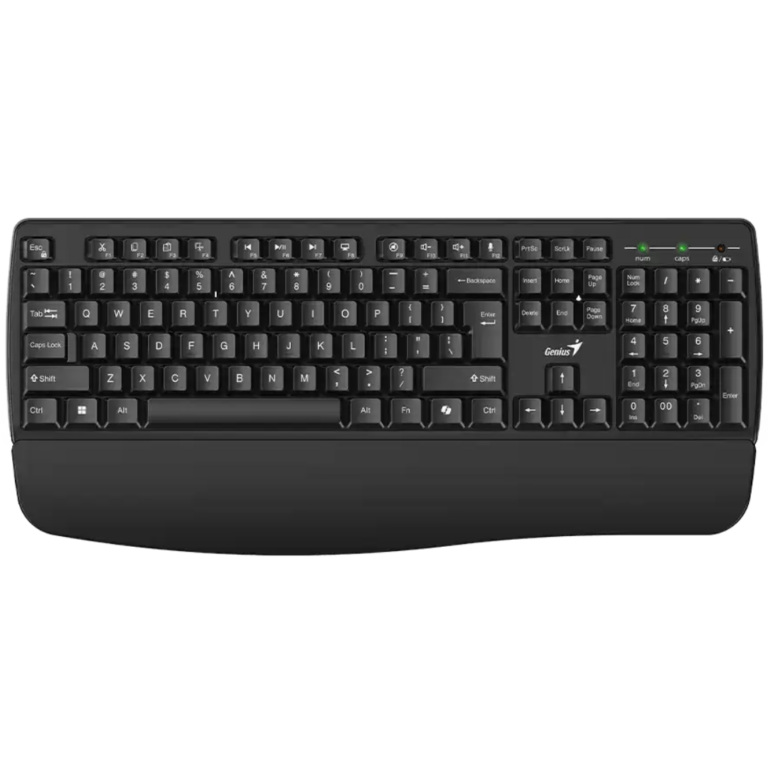 Teclado /genius Kb-123 Negro /usb /reposamanos /win 11 /mac Os X 10.8 - 091163263289 - 31300021401