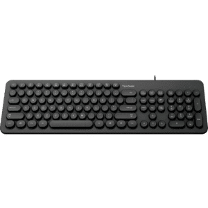 Viewsonic Ku334 Wired Keyboard, Plug And Play, Comfortable Design, Black (english) - Moq 20 Pcs. Per Master - New - 1 Year Manufacturer Warranty - 6955112502024