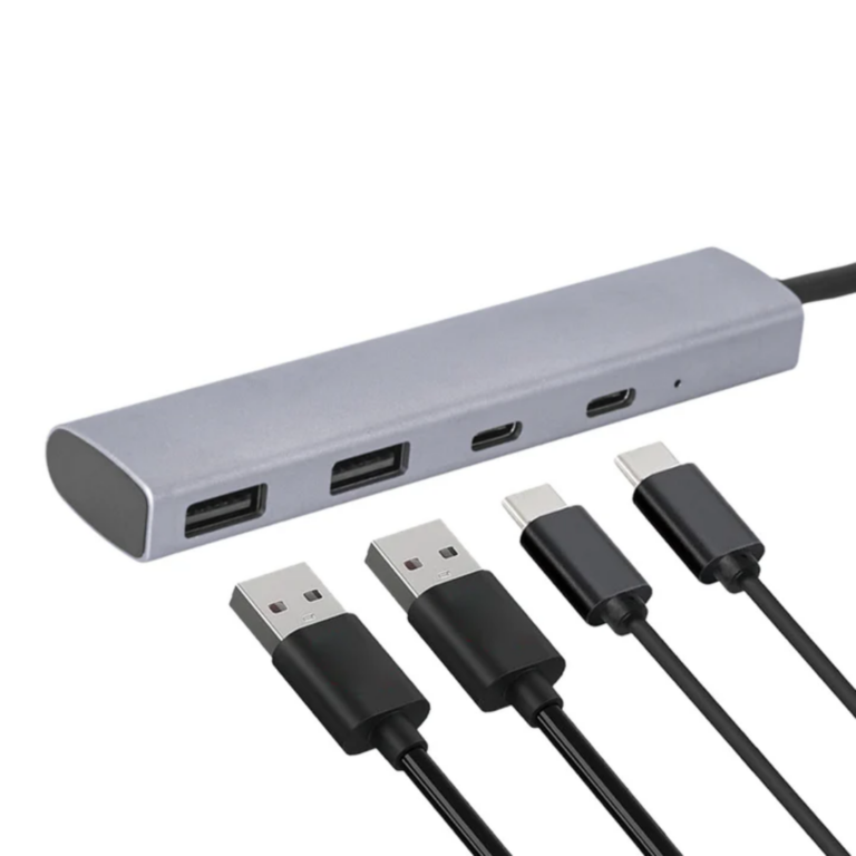 4XEM USB-C 4-port 10 Gbps USB-C and USB-A Data Hub - TAA - USB Type C - 1.25 GB/s - Keyboard, Mouse, Hard Drive, Smartphone, Workstation - Portable - 4 USB Port(s) - TAA Compliant - 4xem - USB Hub - 9469 - A300-NU1990 - NU1990 - 0841567005486 - 4XUSBCHUB2A2CTAA