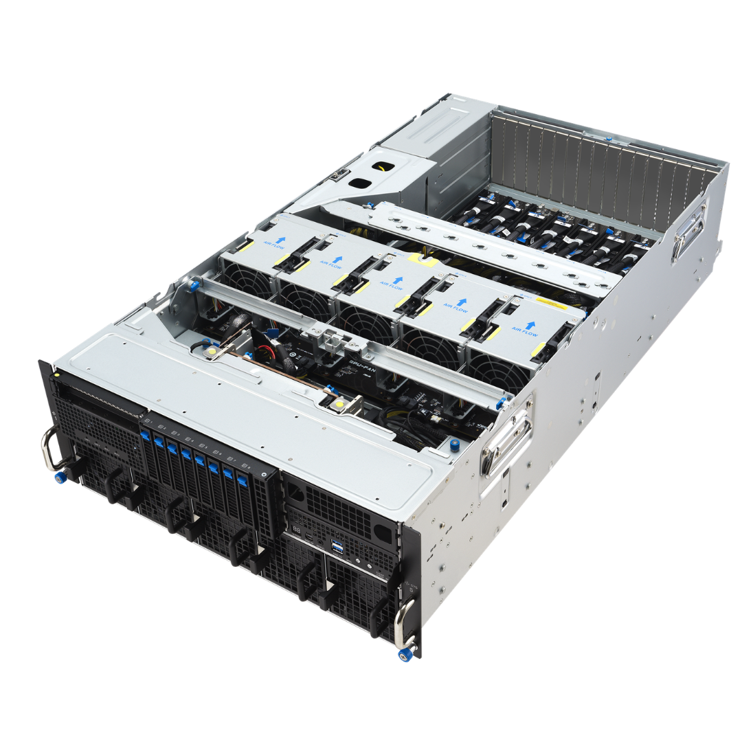 ASUS TeK ASUS SV ESC8000A-E13-32WNR 4U EPYC9005 SoC Max.3TB 3200W Brown Box SV 308149 ESC8000A-E13-32WNR (4)