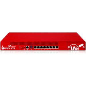 WatchGuard Firebox M390 Appliance Only - Wired - Policy Management - 8 Port - Gigabit Ethernet - 18 Gbit/s Firewall Throughput - TLS - 8 x RJ-45 - 1 Total Expansion Slots - 47 Hz, 63 Hz - WatchGuard - Network Security/Firewall Appliance - U528 - A300-750V87 - 750V87 - 0654522935403 - WGM390000