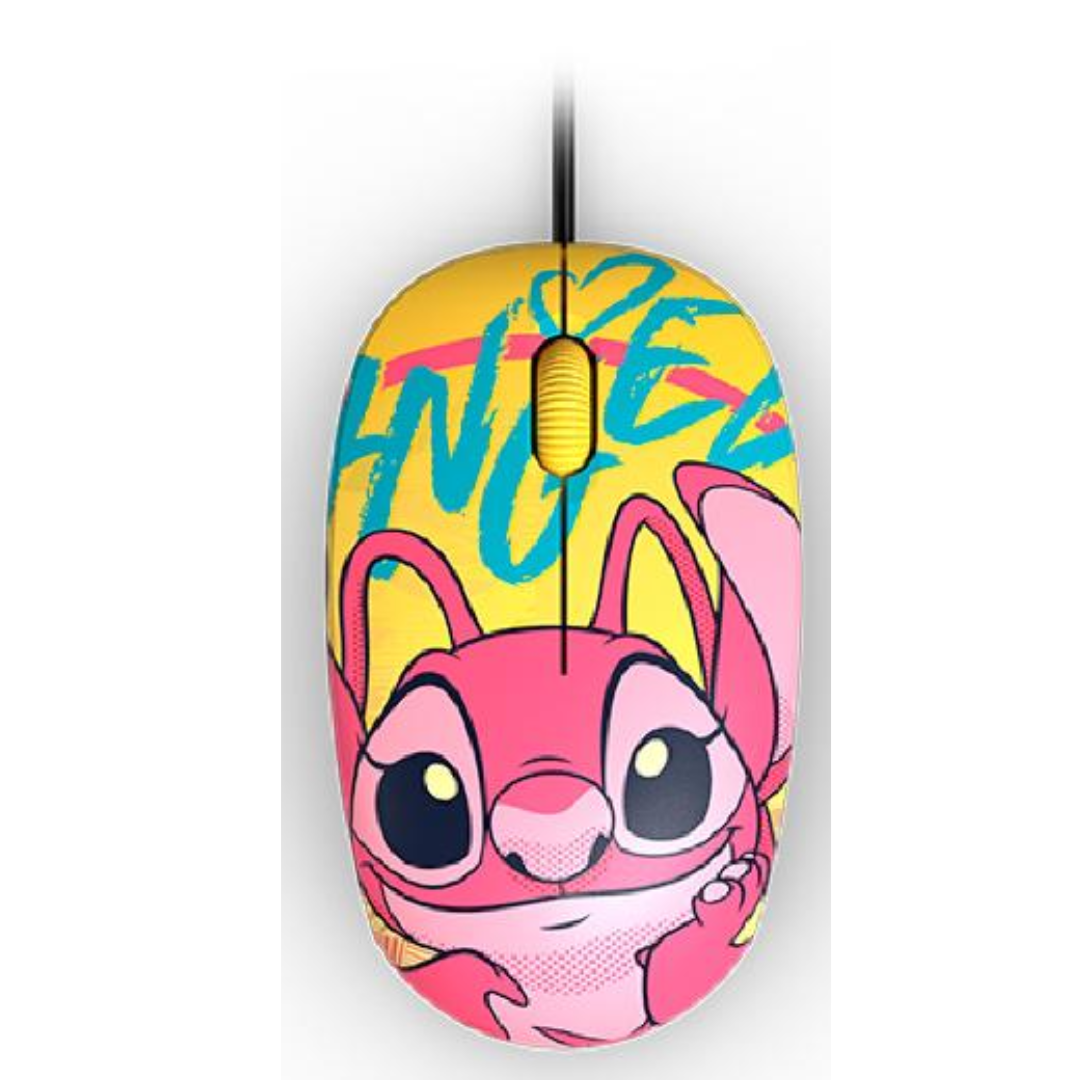 Xtech - XTM-D406ST-YL - Mouse - USB - Wired - Disney Stich Yellow - Periféricos - Ratones - XTM-D406ST-YL (1)