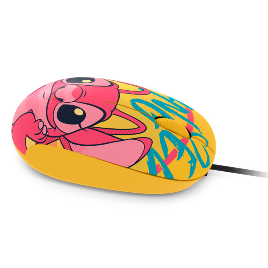 Xtech - XTM-D406ST-YL - Mouse - USB - Wired - Disney Stich Yellow - Periféricos - Ratones - XTM-D406ST-YL (3)